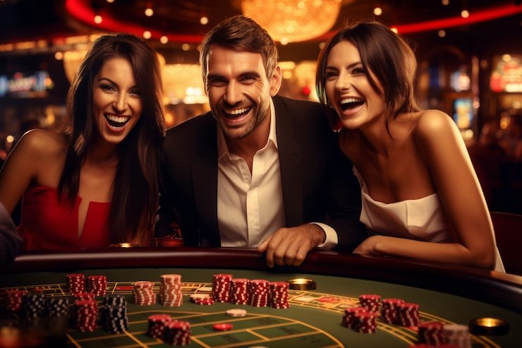Antarmuka aplikasi betslot menampilkan meja Hip Hop Panda dengan dealer langsung dan opsi taruhan