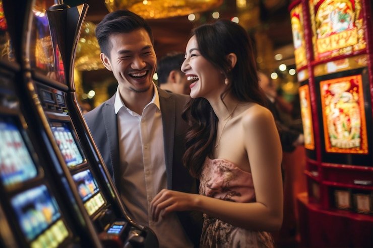 Meja Texas Poker live dealer di studio betslot dengan dealer profesional